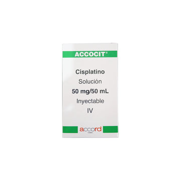 ACCOCIT Cisplatino 50 mg / 50 ml Solución Inyectable