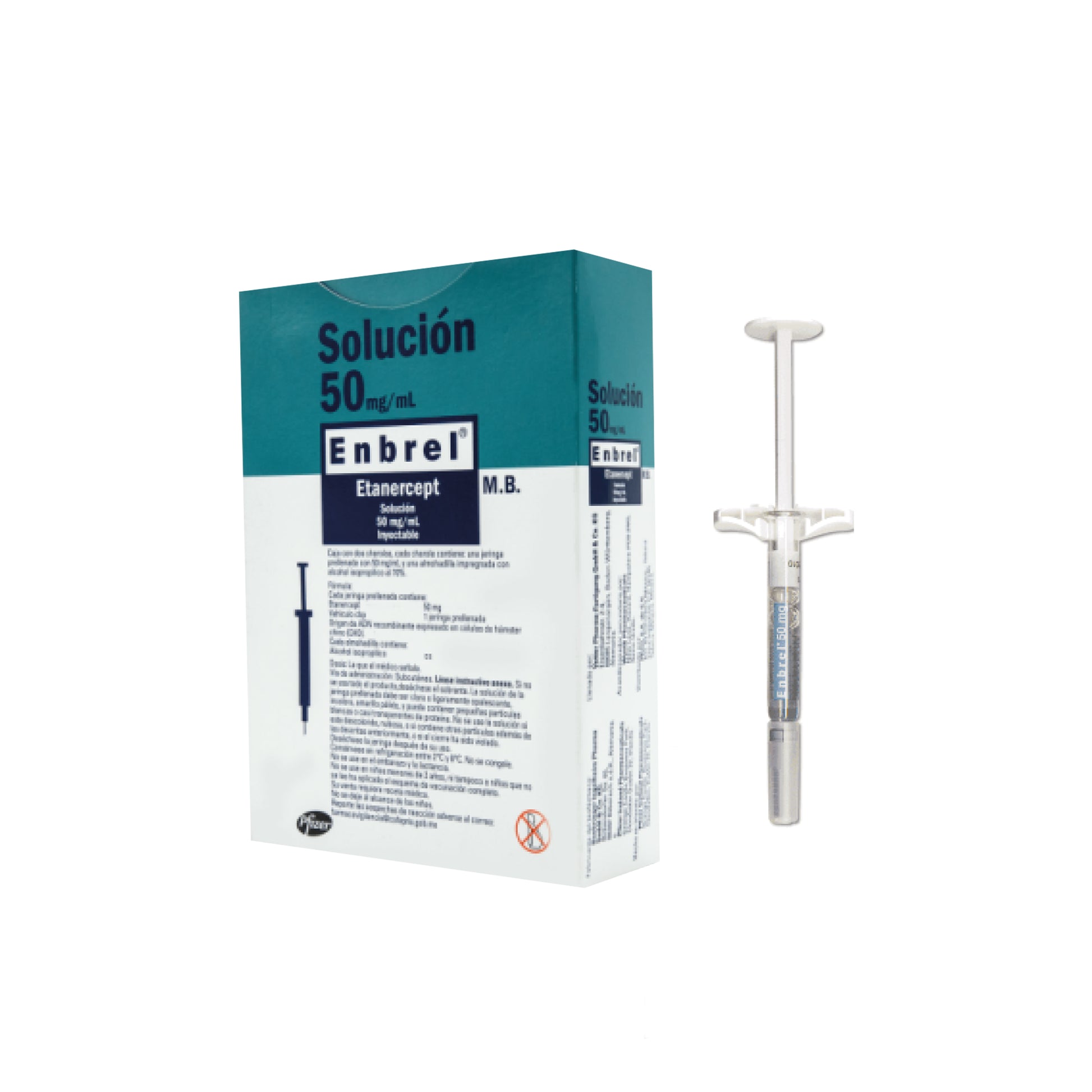 Enbrel 50 mg precio México