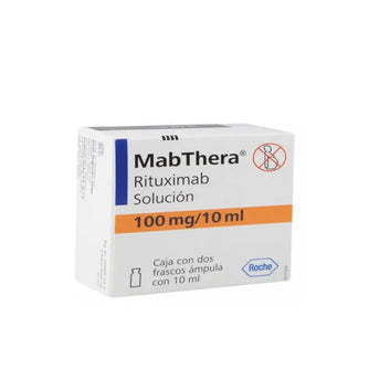 MABTHERA 100 mg/10 ml Caja con dos Frascos Ámpula c/10 ml