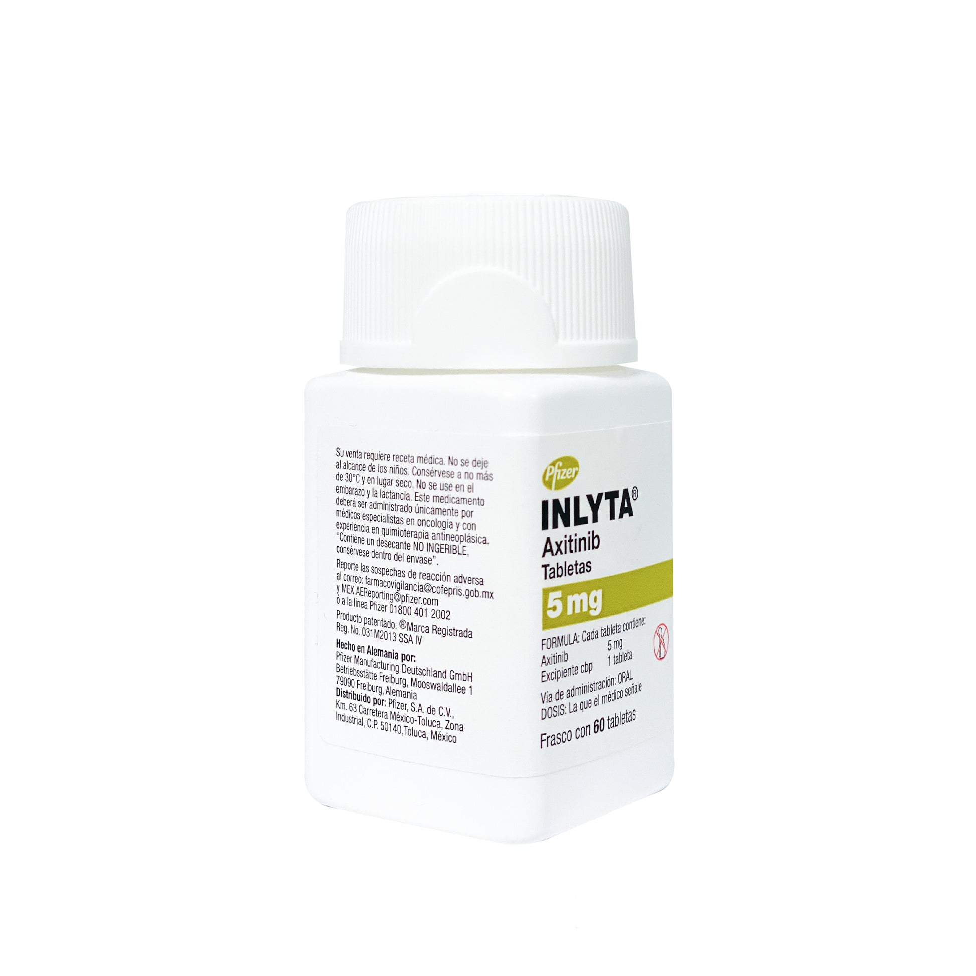 inlyta 5mg precio en México